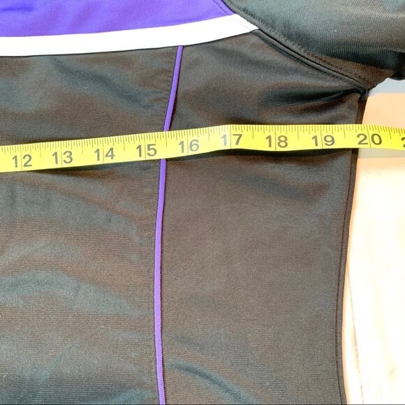 HP🏆 Vintage 90’s Y2K Fila Women’s Black Track Jacket Size Large - Picture 7 of 8